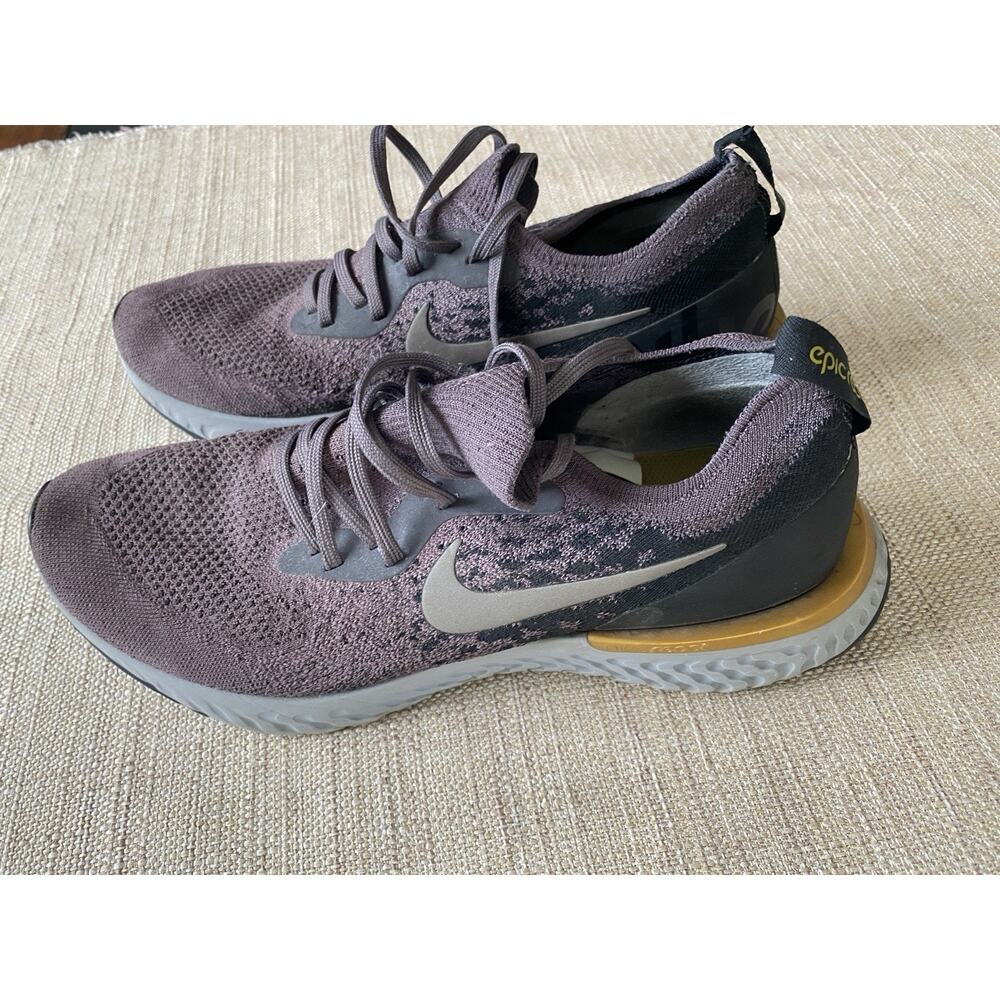 NIKE Epic React Flyknit Thunder Grey 11 - Picture 2 of 9